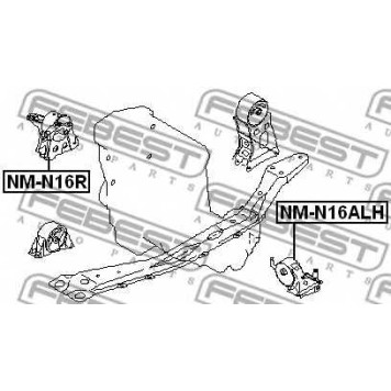 Подвеска двигателя FEBEST NM-N16ALH