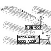 Опора стабилизатора FEBEST NSB-004
