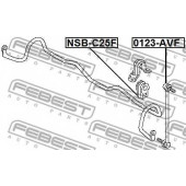 Опора стабилизатора FEBEST NSB-C25F