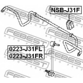 Опора стабилизатора FEBEST NSB-J31F