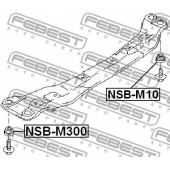 Втулка балки моста FEBEST NSB-M300