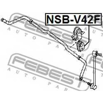 Опора стабилизатора FEBEST NSB-V42F