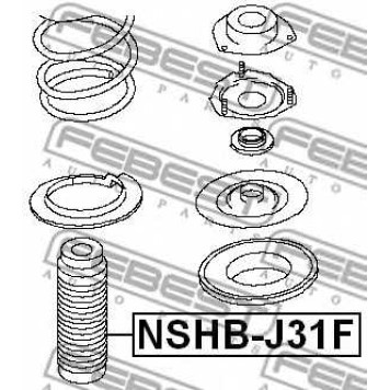 Пыльник амортизатора FEBEST NSHB-J31F-1