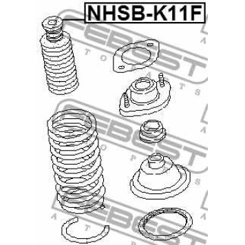 Пыльник амортизатора FEBEST NSHB-K11F-1