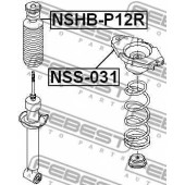Пыльник амортизатора FEBEST NSHB-P12R