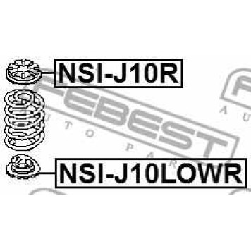 Тарелка пружины FEBEST NSI-J10LOWR-2