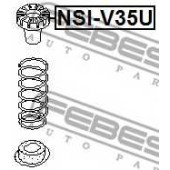 Тарелка пружины FEBEST NSI-V35U