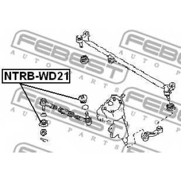 Пыльник рулевого наконечника NTRB-WD21, Febest-1
