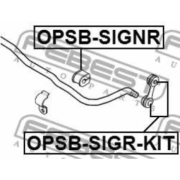 Тяга стабилизатора задняя (ремкомплект) OPEL SIGNUM <b>FEBEST OPSB-SIGR-KIT</b>-2