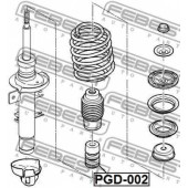 Амортизатор передний <b>FEBEST PGD-002</b>