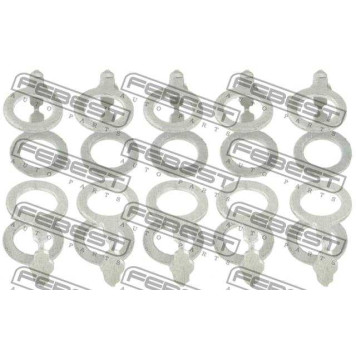 Кольцо уплотнительное форсунки впрыска топлива (10 шт. в упаковке) <b>FEBEST RINGFL-007-PCS10</b>