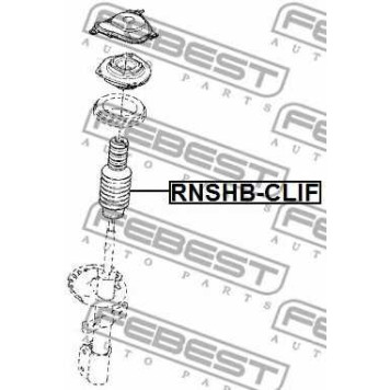 Пыльник амортизатора FEBEST RNSHB-CLIF-1