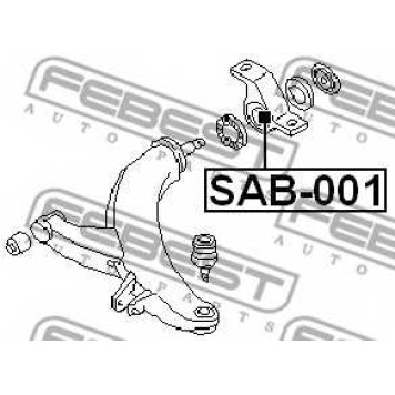 Подвеска рычага независимой подвески колеса FEBEST SAB-001