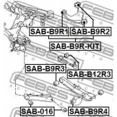 Подвеска рычага независимой подвески колеса FEBEST SAB-B9R4