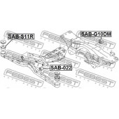 Втулка балки моста FEBEST SAB-S11R