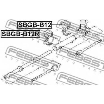 Подвеска рулевого управления FEBEST SBGB-B12
