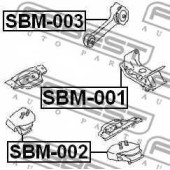 Подвеска двигателя FEBEST SBM-002