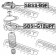 Проставка пружины верхняя SUBARU LEGACY B12 1998-2003 <b>FEBEST SBSI-G12UPF</b>