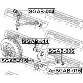 Подвеска рычага независимой подвески колеса FEBEST SGAB-014