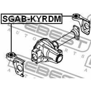 Опора, дифференциал FEBEST SGAB-KYRDM