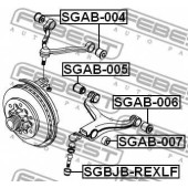 Ремкомплект, несущих / направляющих шарниров FEBEST SGBJB-REXLF