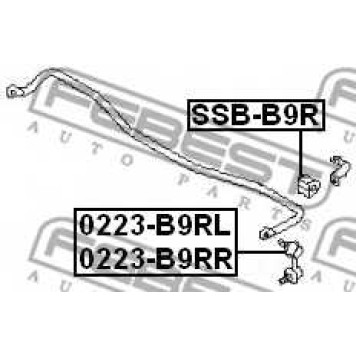 Опора стабилизатора FEBEST SSB-B9R-1