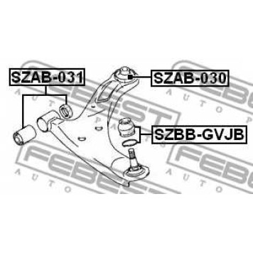 Подвеска рычага независимой подвески колеса FEBEST SZAB-031-1