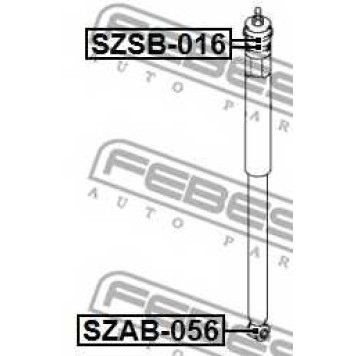 Втулка, амортизатор FEBEST SZAB-056