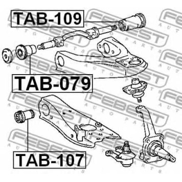 Подвеска рычага независимой подвески колеса FEBEST TAB-079-1