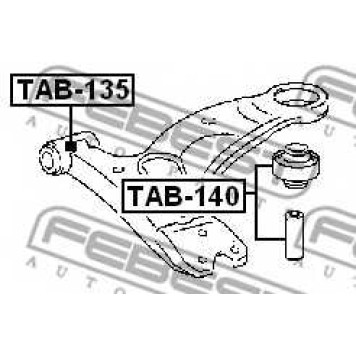 Подвеска рычага независимой подвески колеса FEBEST TAB-135-1