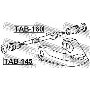Подвеска рычага независимой подвески колеса FEBEST TAB-160