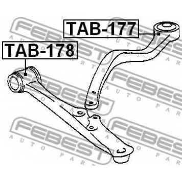Подвеска рычага независимой подвески колеса FEBEST TAB-178-1