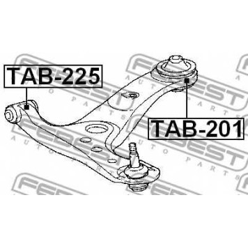 Подвеска рычага независимой подвески колеса FEBEST TAB-225-1