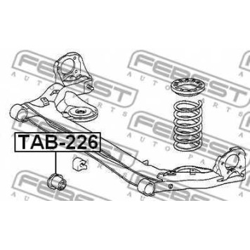 Втулка балки моста FEBEST TAB-226-1