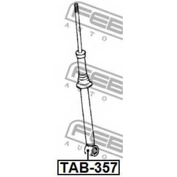 Втулка, амортизатор FEBEST TAB-357