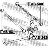Подвеска рычага независимой подвески колеса FEBEST TAB-500