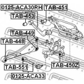 Подвеска рычага независимой подвески колеса FEBEST TAB-551