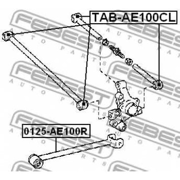 Подвеска рычага независимой подвески колеса FEBEST TAB-AE100CL