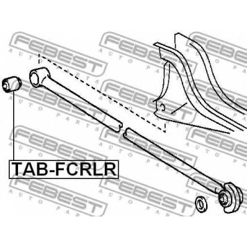 Подвеска рычага независимой подвески колеса FEBEST TAB-FCRLR-1
