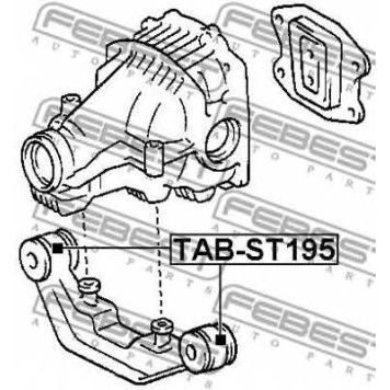 Опора, дифференциал FEBEST TAB-ST195
