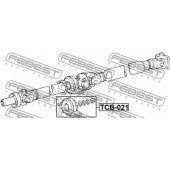 Подшипник, промежуточный подшипник карданного вала FEBEST TCB-021