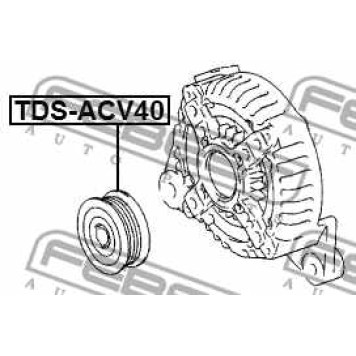 Ременный шкив, генератор FEBEST TDS-ACV40-1