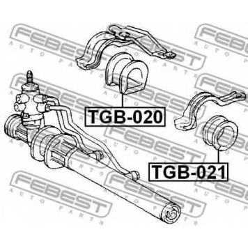 Подвеска рулевого управления FEBEST TGB-020