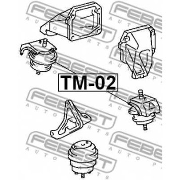 Подвеска двигателя FEBEST TM-02-1