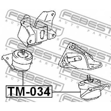 Подвеска двигателя FEBEST TM-034-1