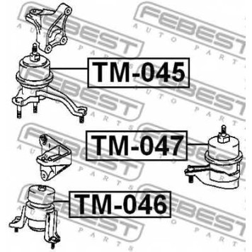 Подвеска двигателя FEBEST TM-046-1