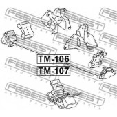 Подвеска двигателя FEBEST TM-107
