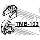 Подвеска двигателя FEBEST TMB-103