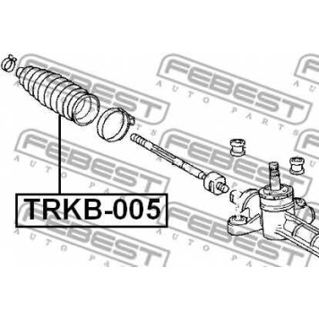 Пыльник рулевого управления FEBEST TRKB-005