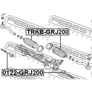 Пыльник рулевой TOYOTA LAND CRUISER 200 2007- <b>FEBEST TRKB-GRJ200</b>-1